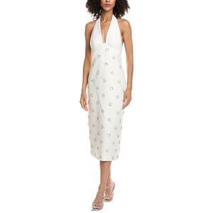 A.L.C. Womens Eva Midi Dress, White